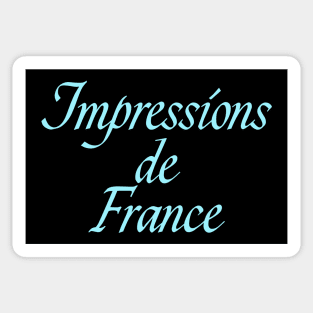 Impressions de France Sticker